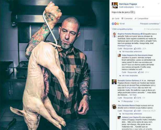 Reprodução/Facebook/Henrique Fogaça Reprodução/Facebook/Henrique Fogaça