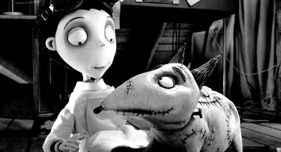 Tim Burton estreia primeiro desenho 3D em preto e branco, Frankenweenie