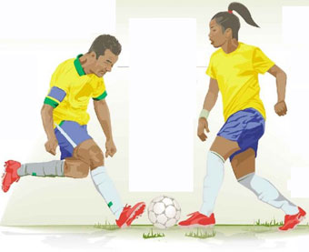 Resultado de imagem para HOMENS N JOGANDO FUTEBOL - DESENHOS