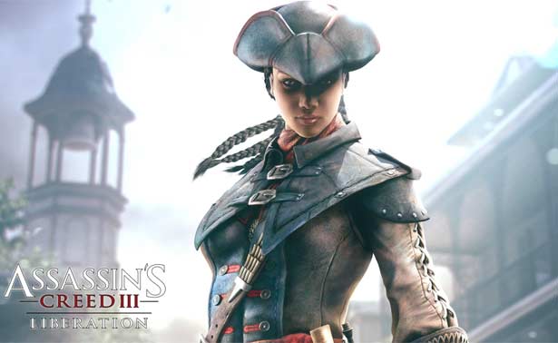 Em Assassin's Creed III: Liberation, a protagonista era uma mulher negra Em Assassin's Creed III: Liberation, a protagonista era uma mulher negra