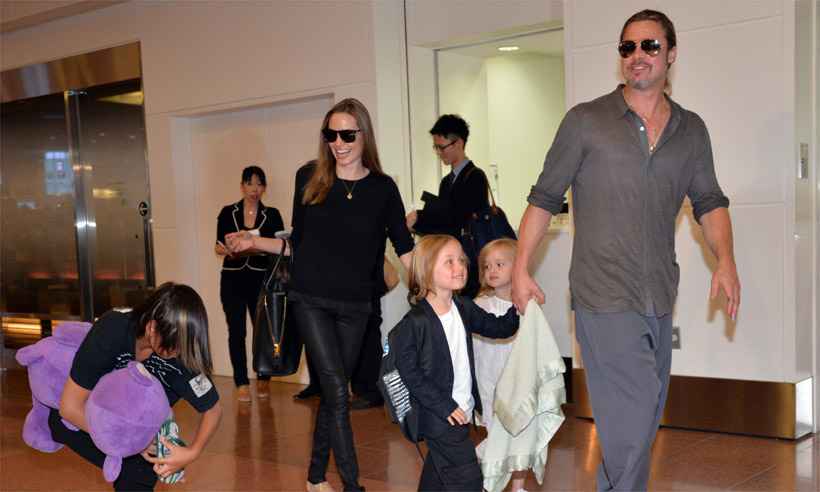 Angelina Jolie pode perder guarda dos filhos se limitar contato